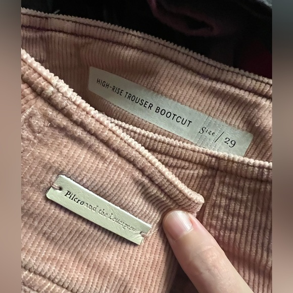 Get your retro Barbie on! Rose Pink corduroy flares - NWT Anthropologie Pilcro - Picture 6 of 7